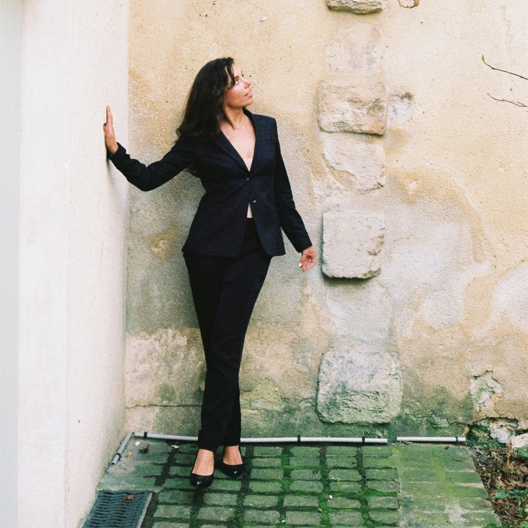 Ivy Escarpin Velours Noir