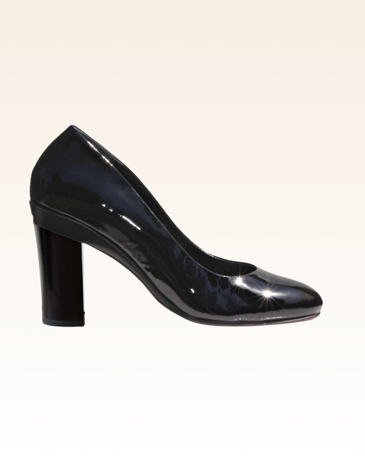 Franken Ivy Black Patent Pump