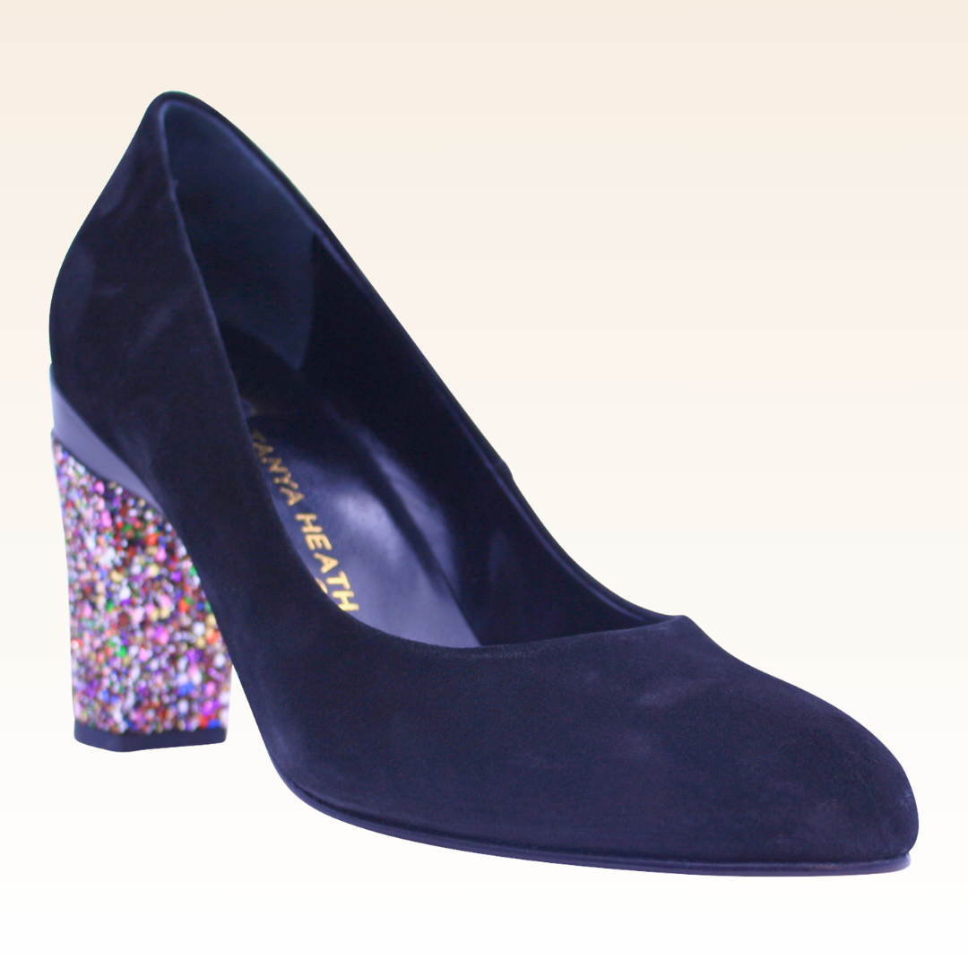 Ivy Escarpin Velours Noir