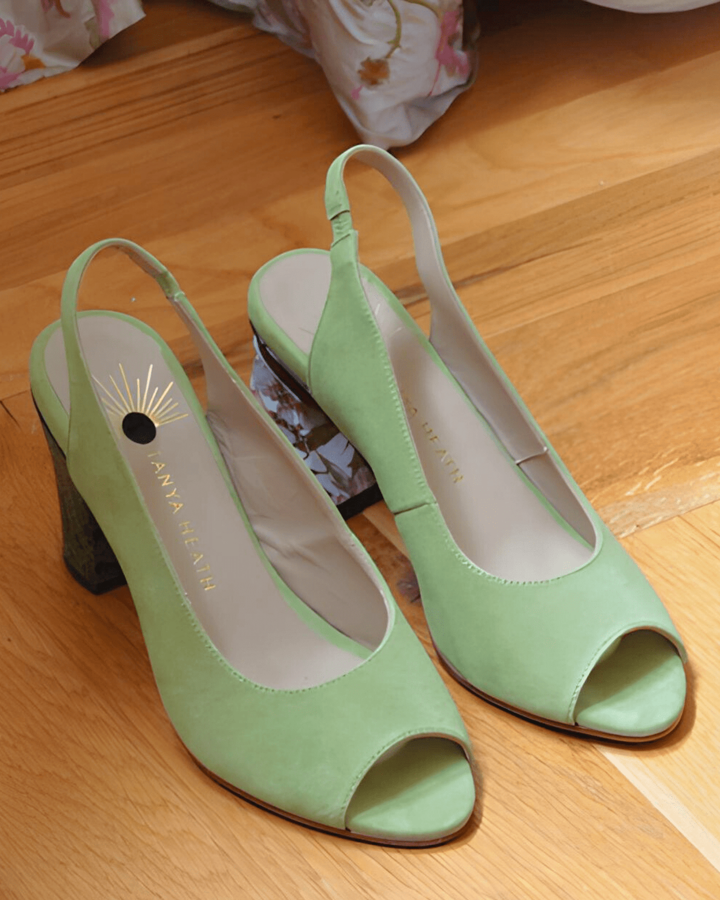 Sophie Slingback Pistache - Tanya Heath Paris