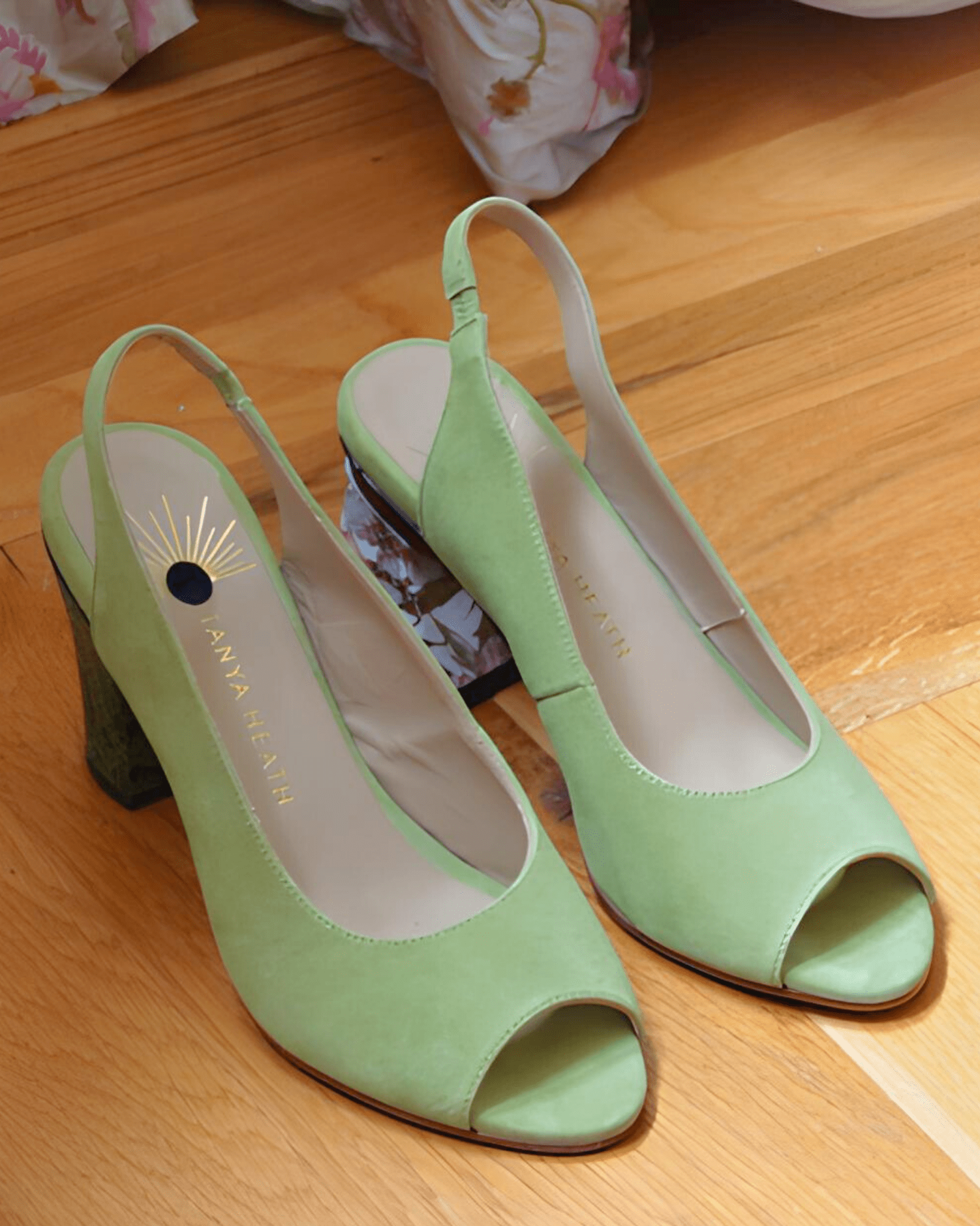 Sophie Slingback Pistache - Tanya Heath Paris