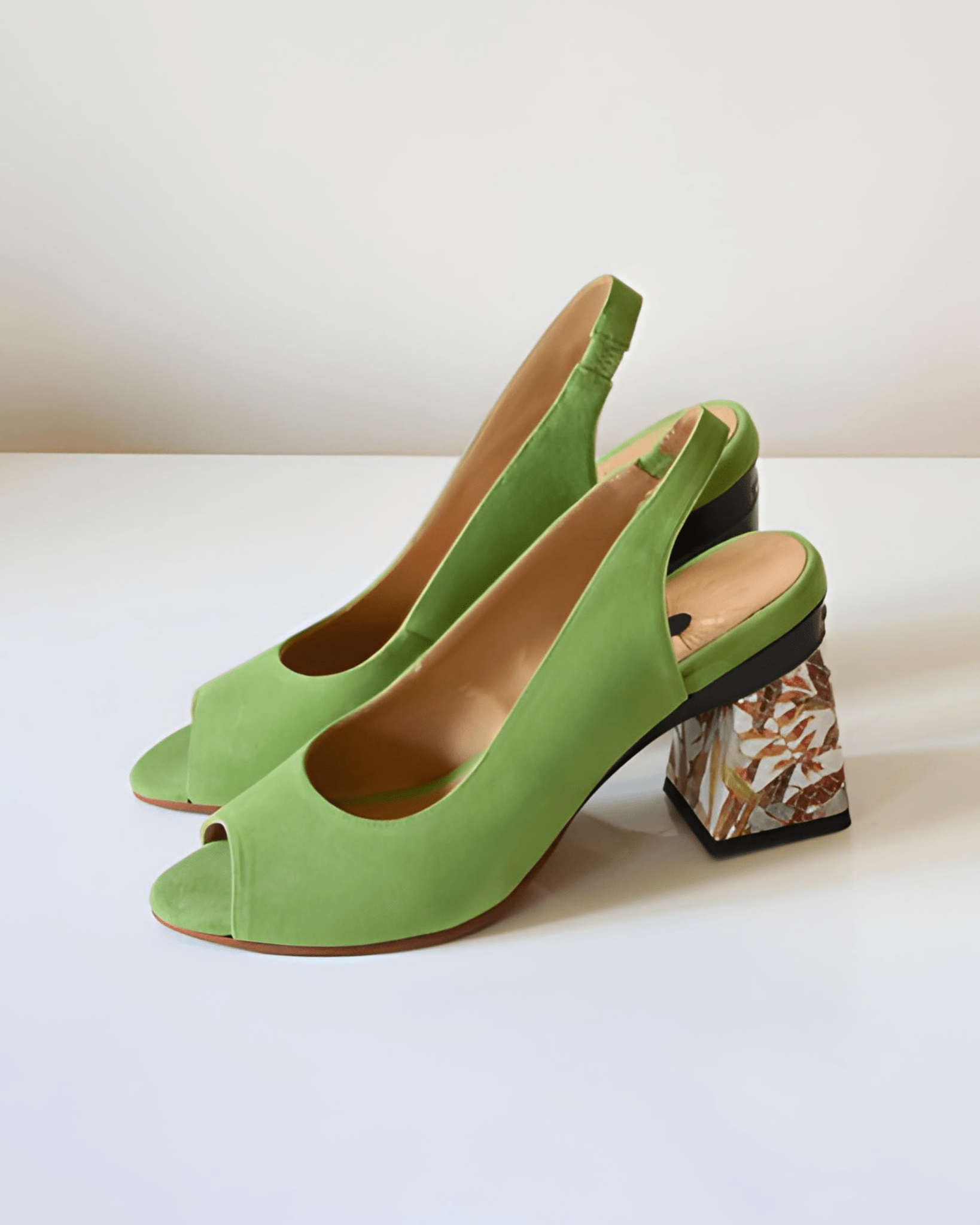 Sophie Slingback Pistache - Tanya Heath Paris