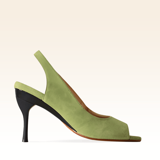 Sophie Slingback Pistache - Tanya Heath Paris