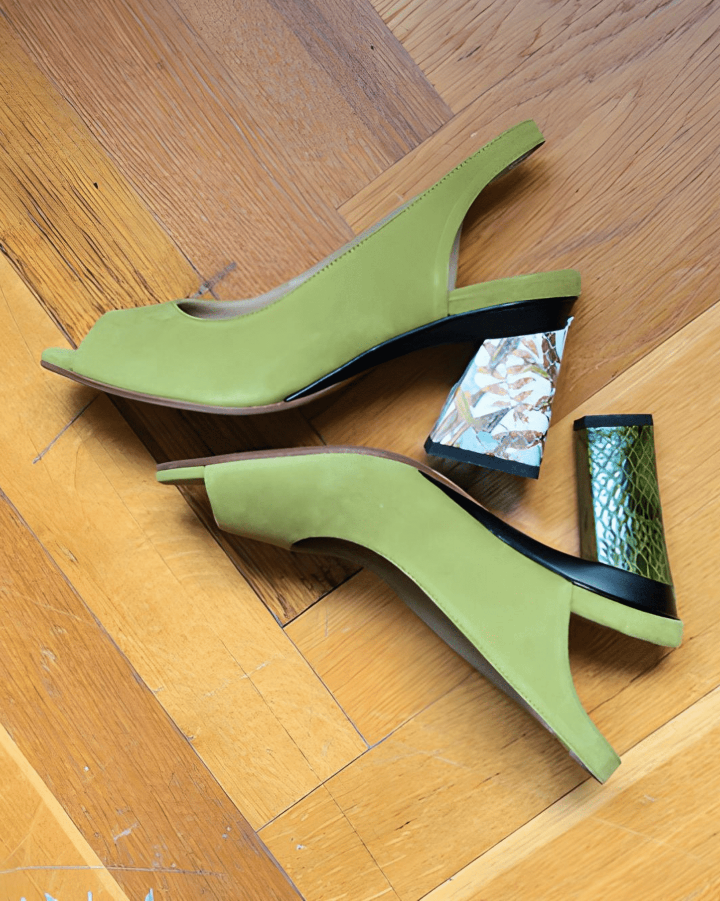 Sophie Slingback Pistache - Tanya Heath Paris
