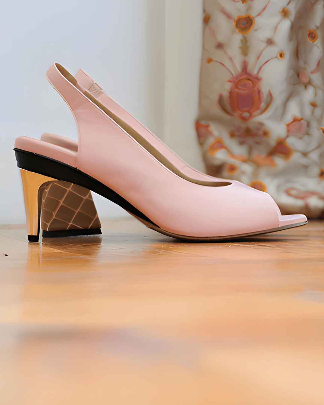 Sophie Slingback Rose Ballerine - Tanya Heath Paris