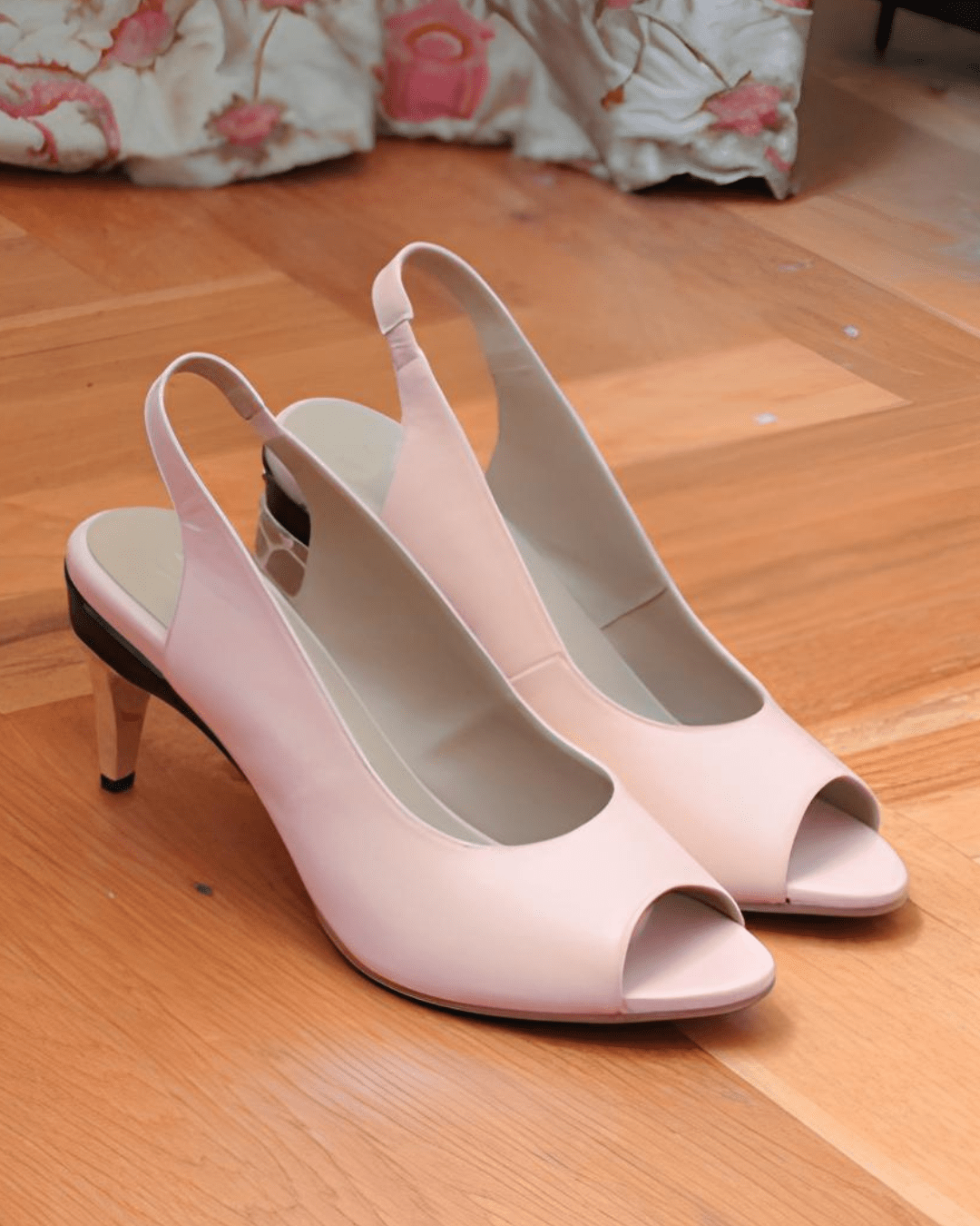 Sophie Slingback Rose Ballerine - Tanya Heath Paris
