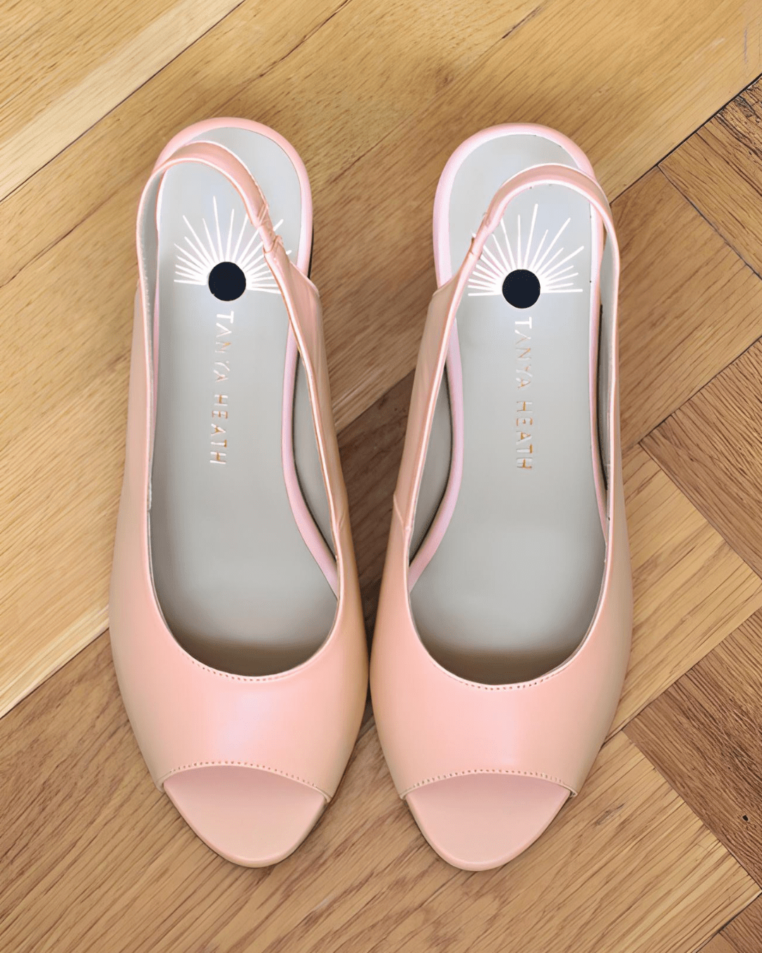 Sophie Slingback Rose Ballerine - Tanya Heath Paris