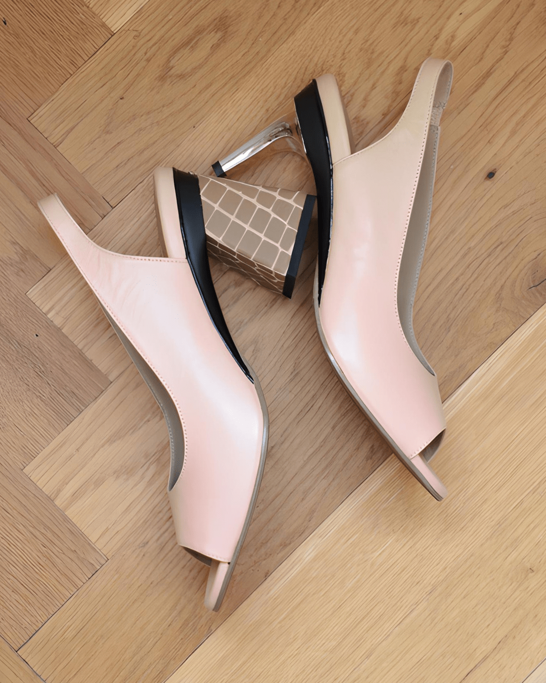 Sophie Slingback Rose Ballerine - Tanya Heath Paris