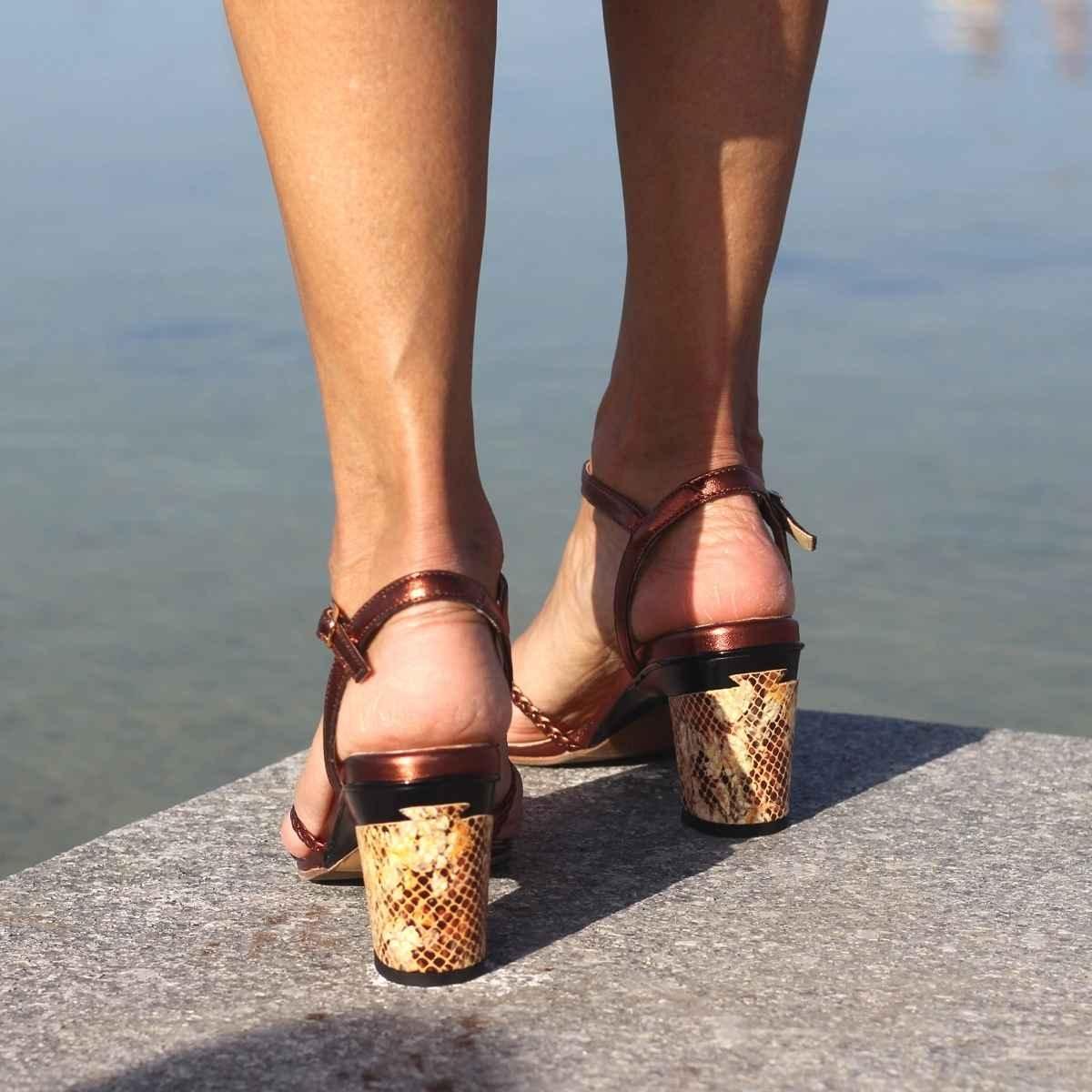 sandales brides talons amovibles