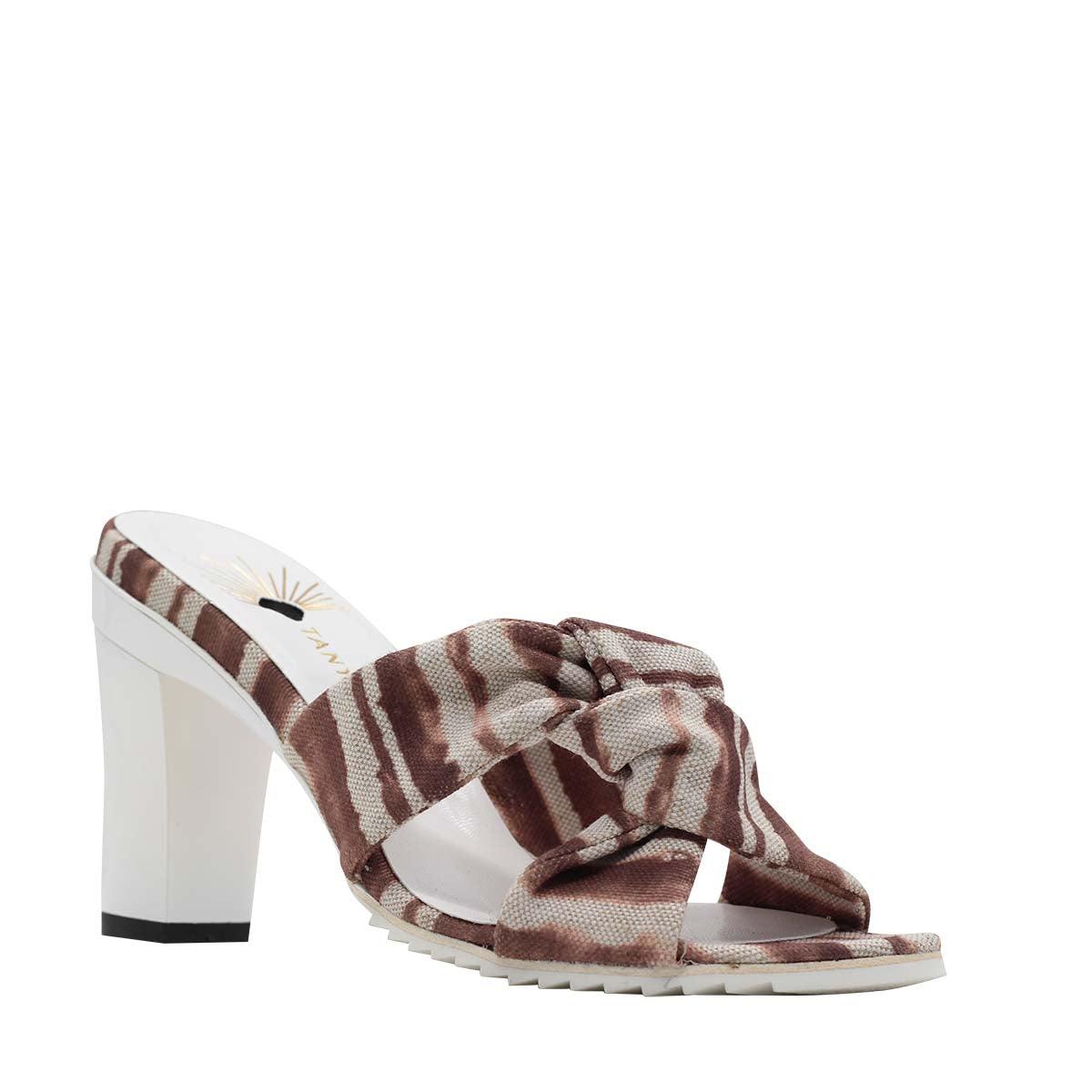 Manon Recyclé Vegan Tie and Dye Brun - Tanya Heath Paris