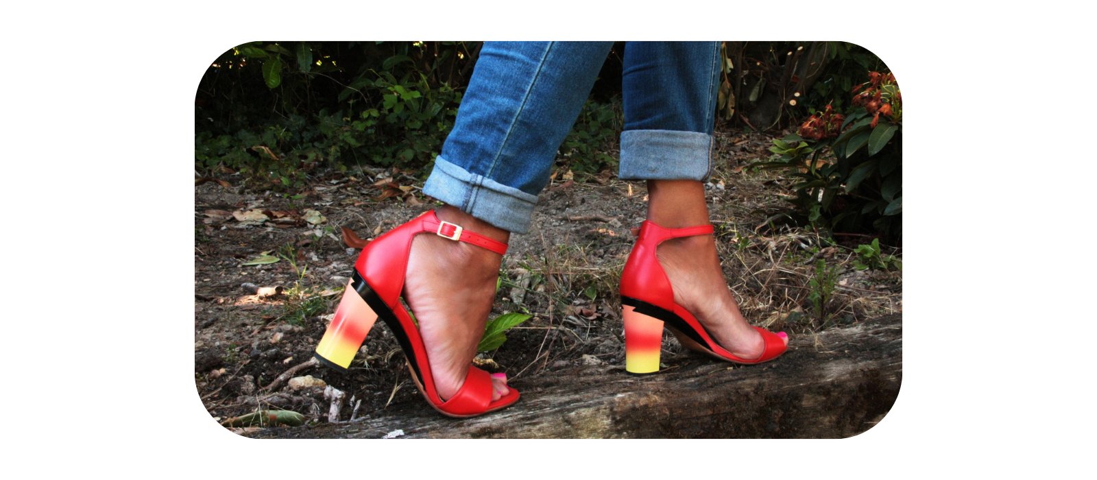 Sandales pour talons interchangeables