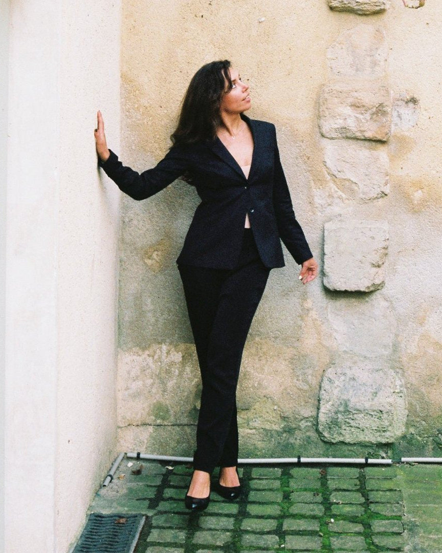 Ivy Escarpin Velours Noir