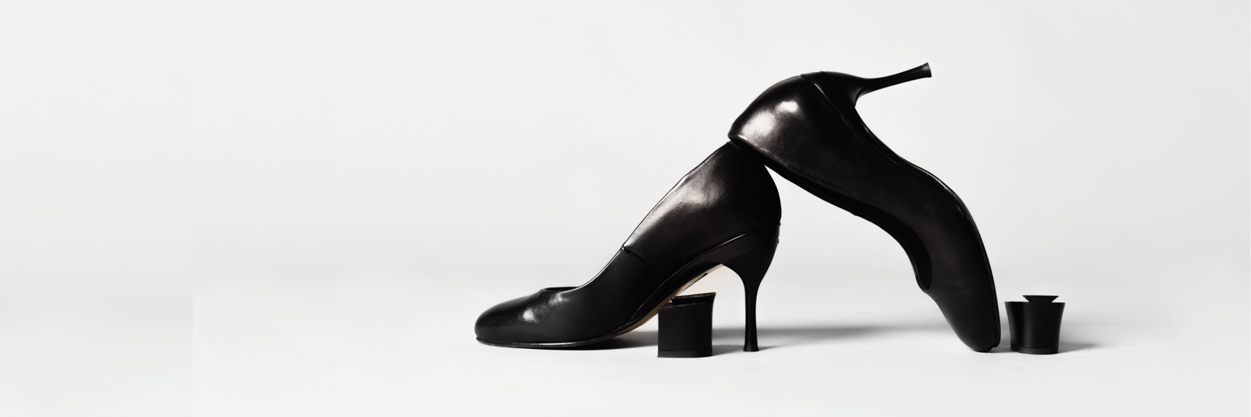 1 pair of shoes and 2 pairs of heels