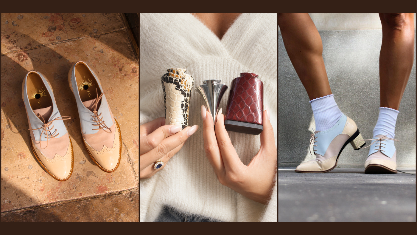 TANYA HEATH Paris interchangeable heel shoe