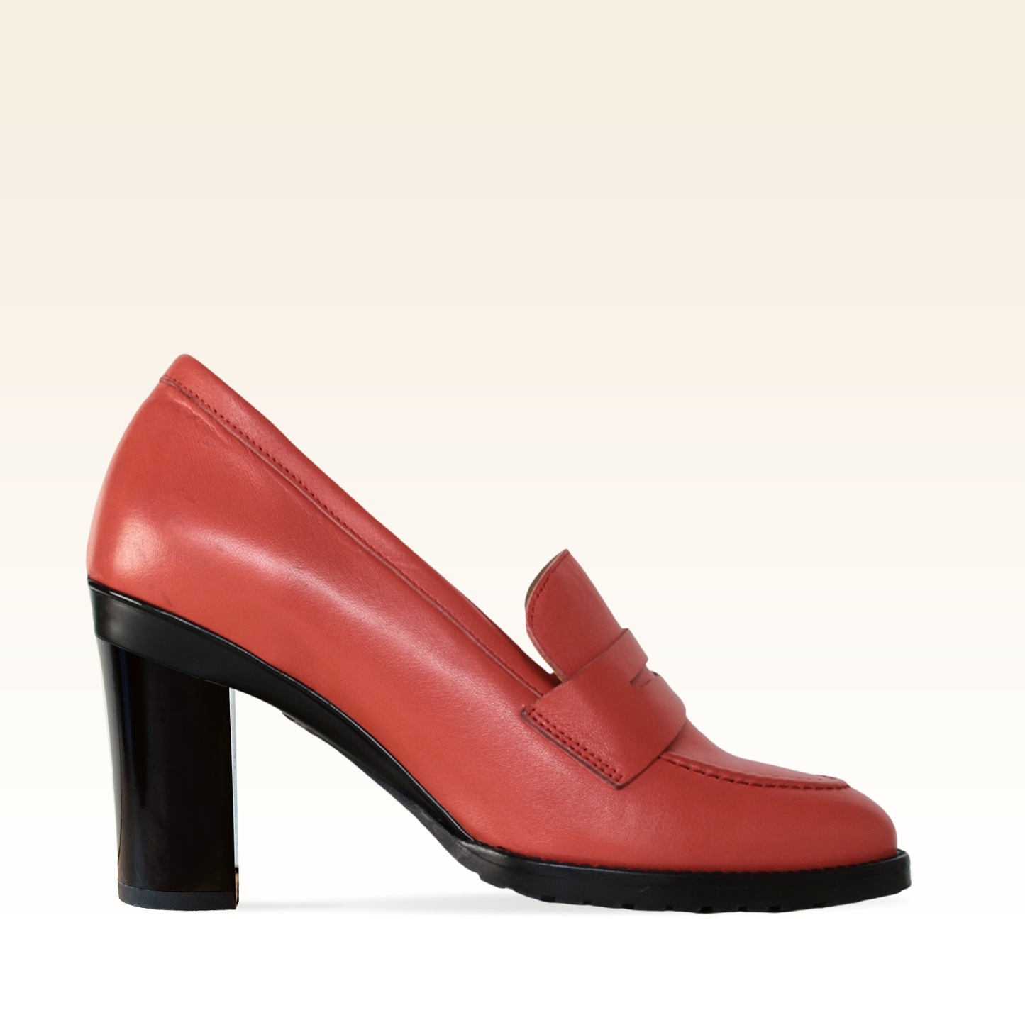 Emma Mocassin Rouge Pastel