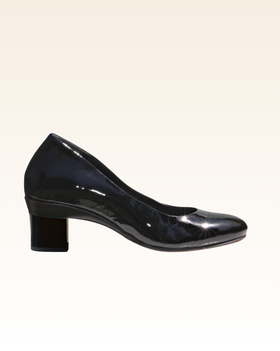 Franken Ivy Black Patent Pump