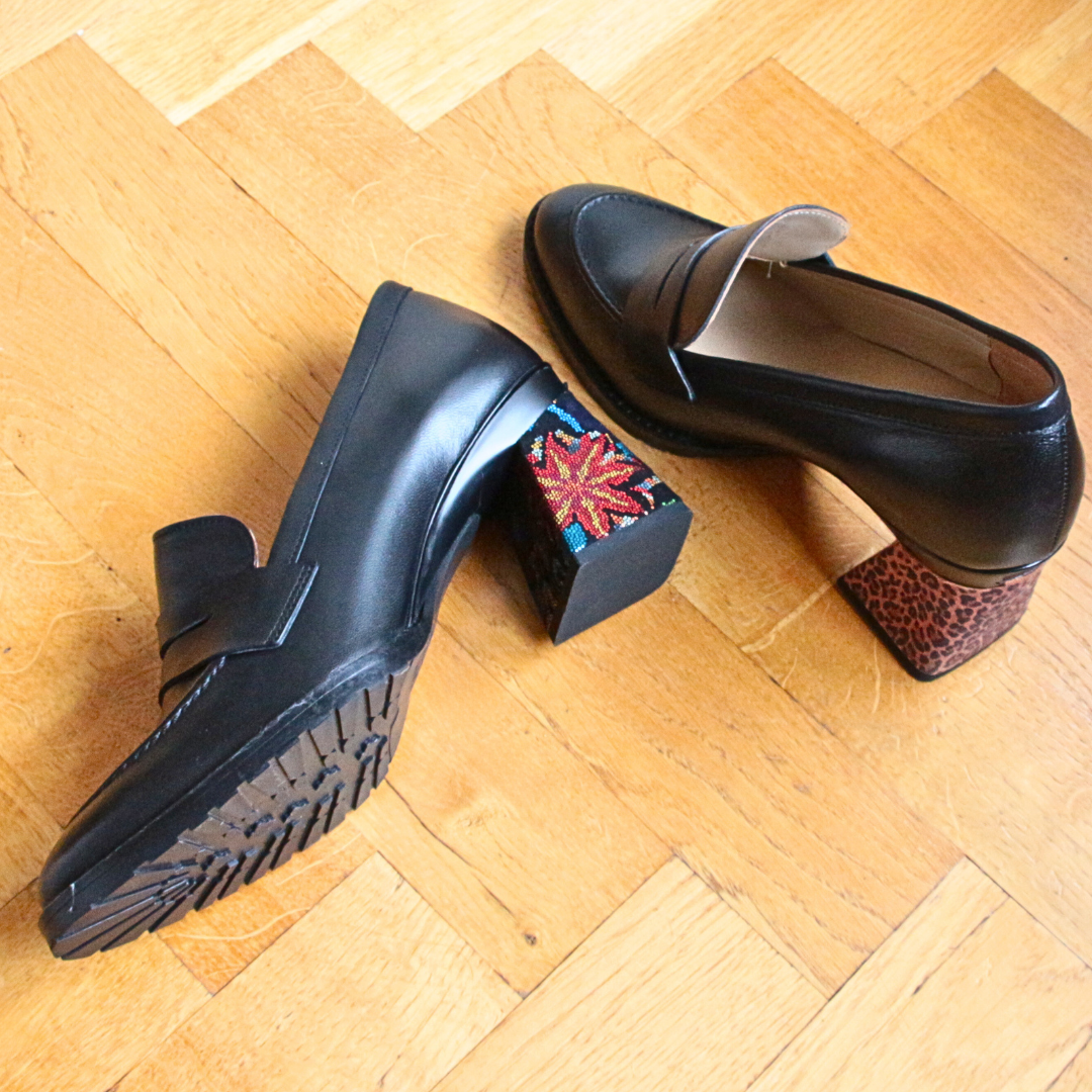 Emma Black Loafer