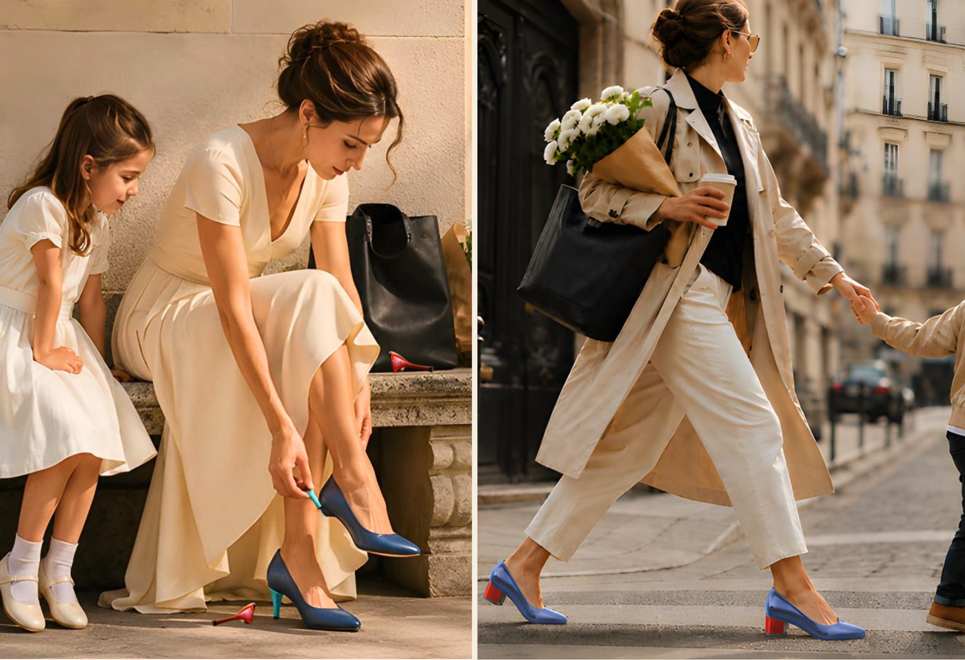TANYA HEATH Paris interchangeable heel shoe