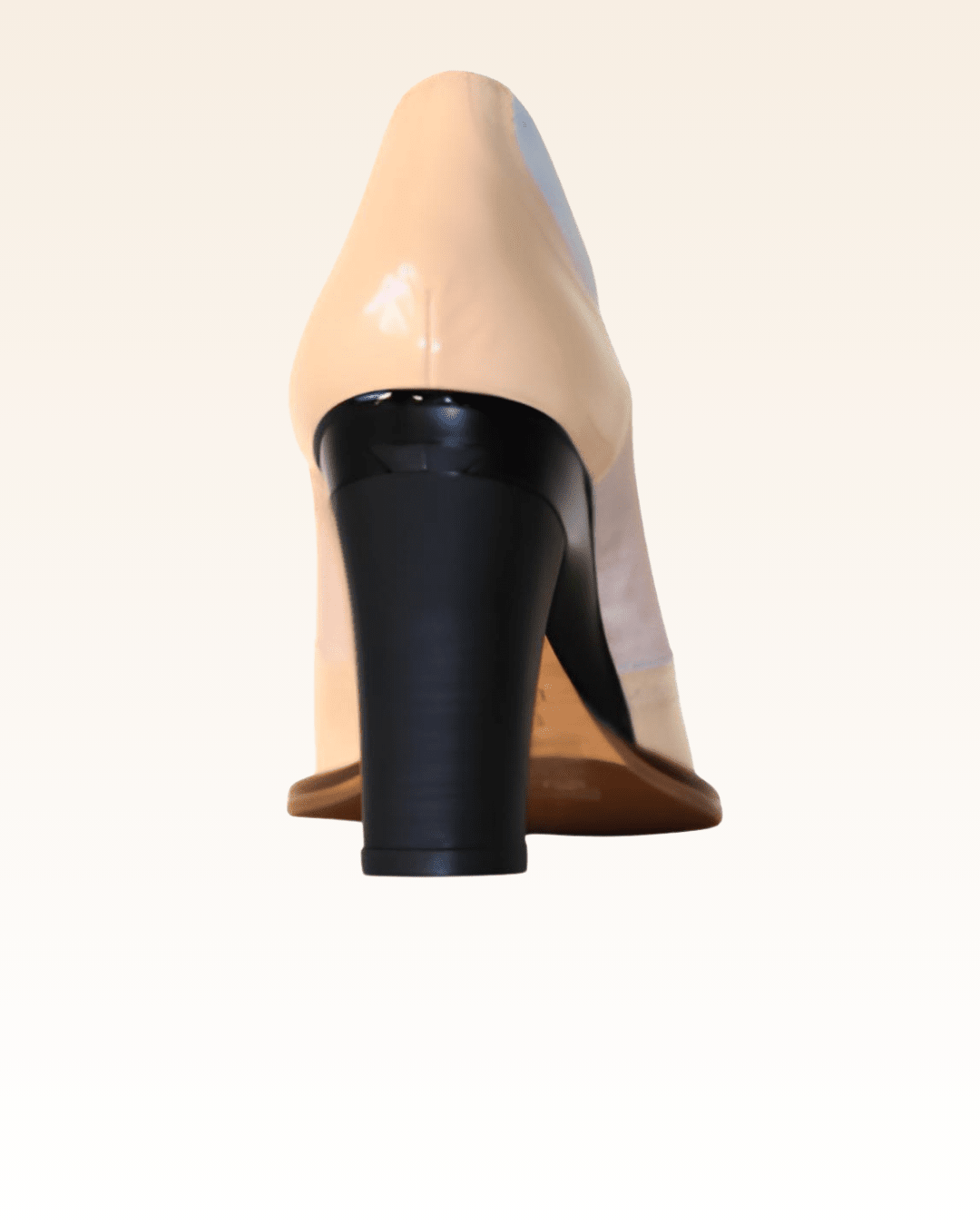 Charlotte derbies vernis blanc sable - Tanya Heath Paris