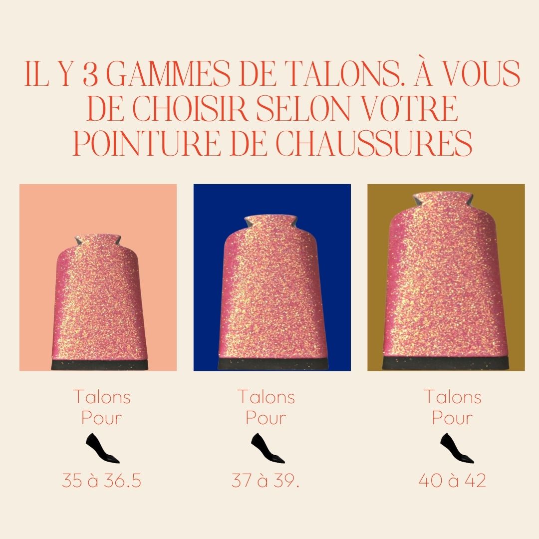 Hauteur du talon en fonction de la pointure store