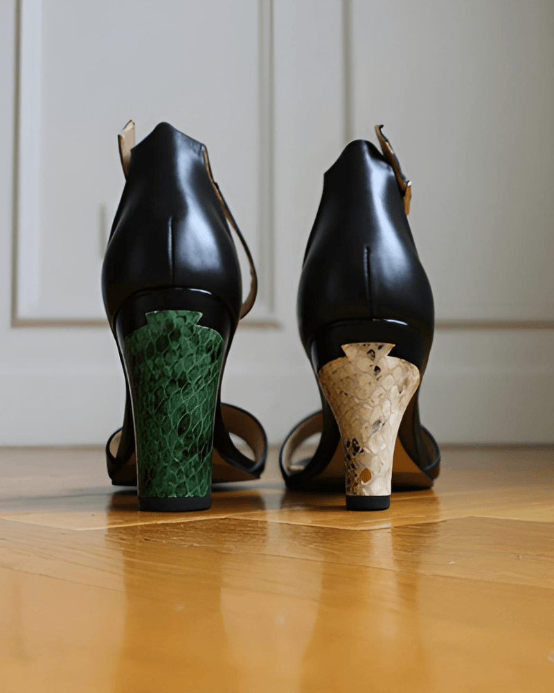 Deyi Sandale Noire - Tanya Heath Paris