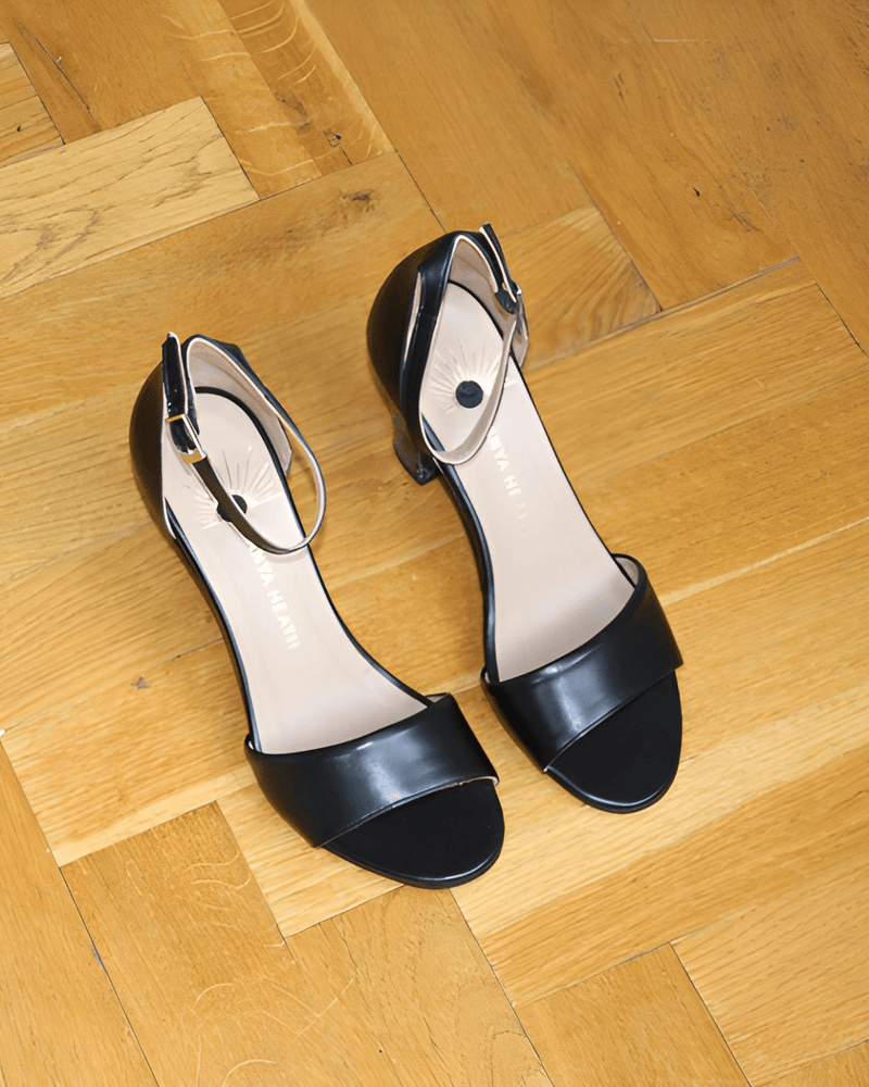 Deyi Sandale Noire - Tanya Heath Paris