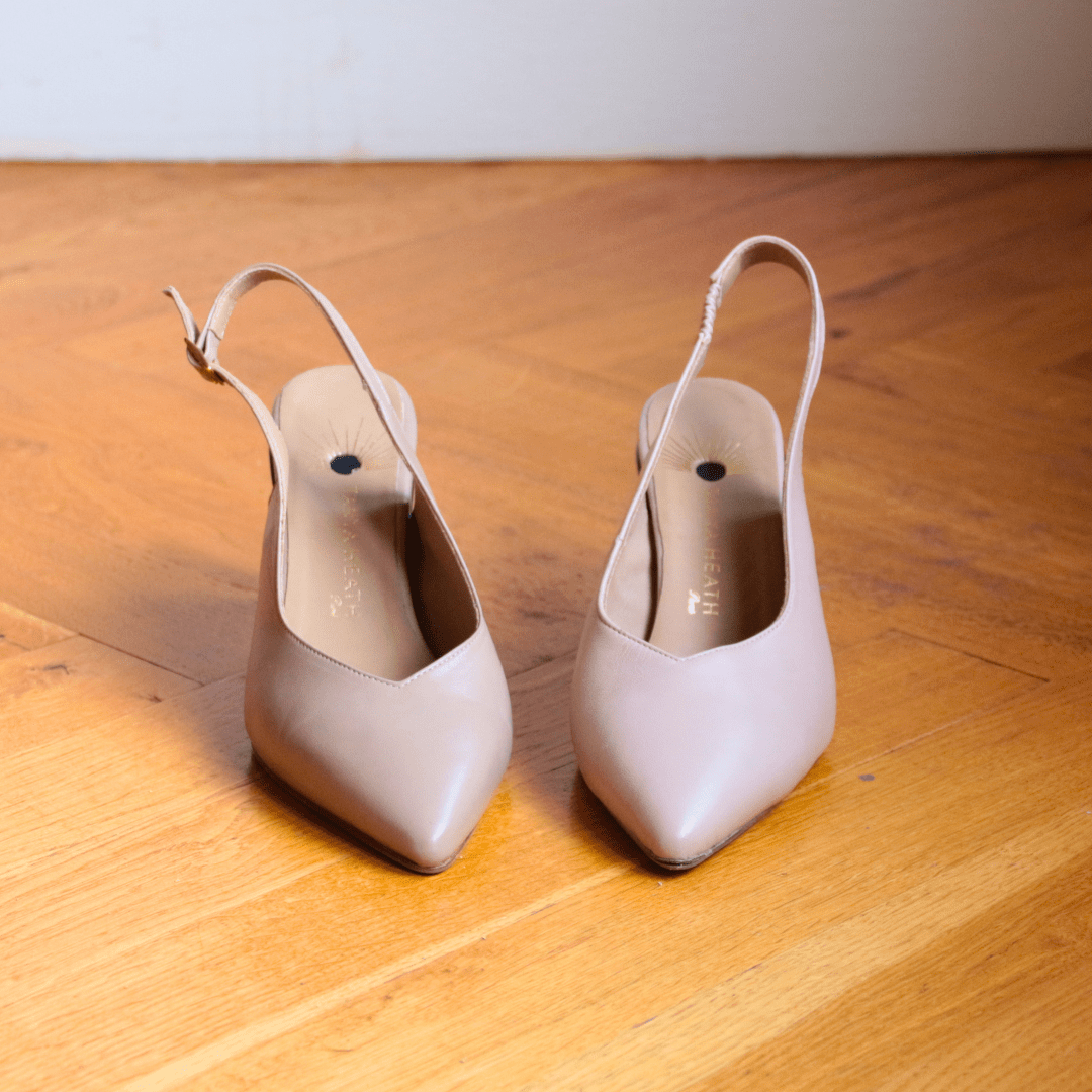 Échantillon d'usine Slingback à bout pointu - Tanya Heath Paris