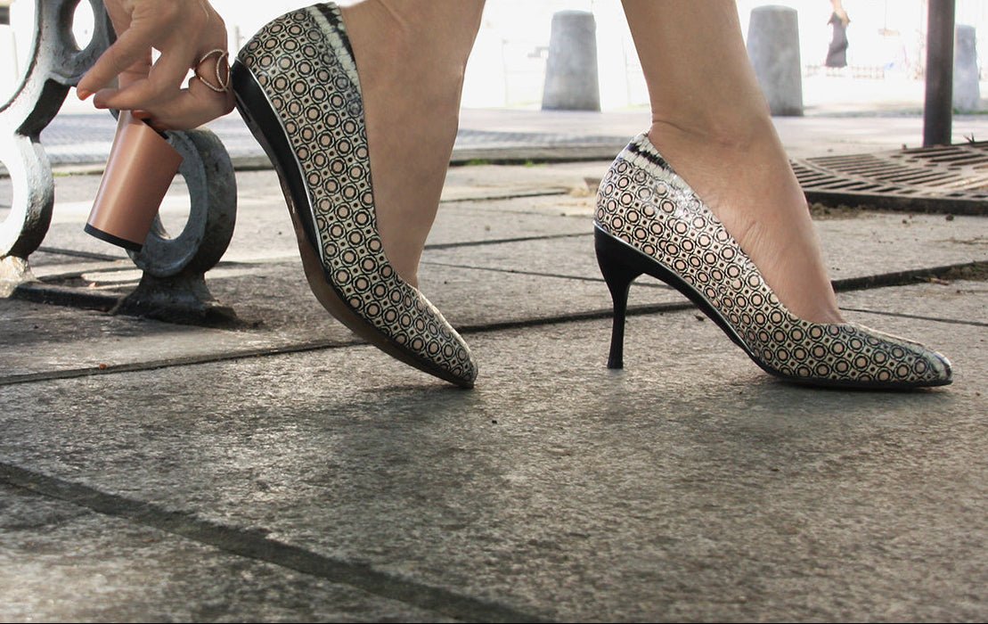 Franken Sabine Escarpin Mirot Creme - Tanya Heath Paris