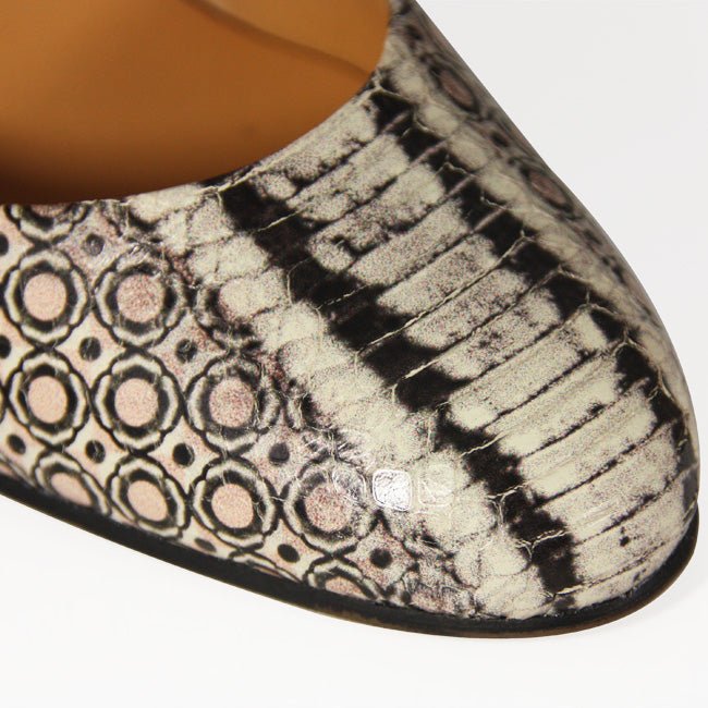 Franken Sabine Escarpin Mirot Creme - Tanya Heath Paris