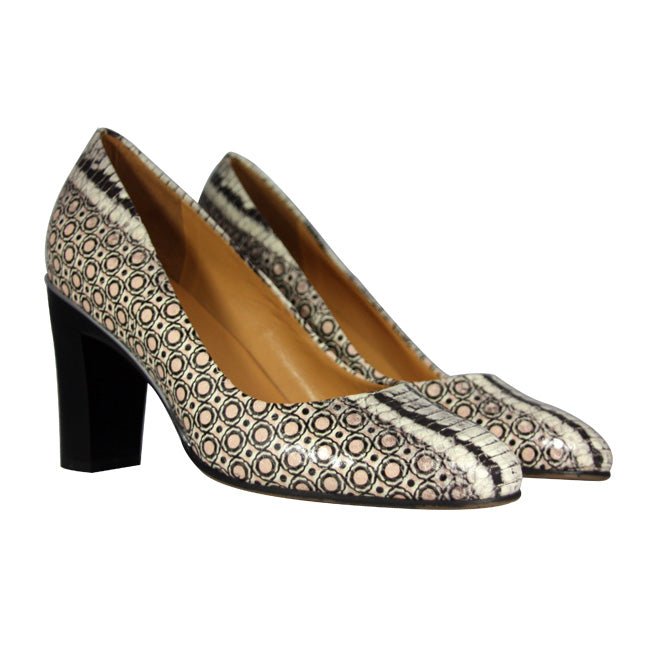 Franken Sabine Escarpin Mirot Creme - Tanya Heath Paris