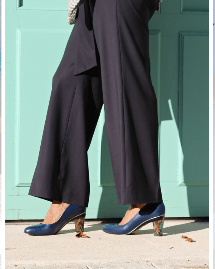 Ivy Escarpin bleu Marine - Tanya Heath Paris