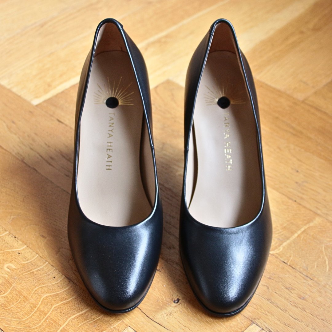 semelle mémoire de forme Escarpin Noir 