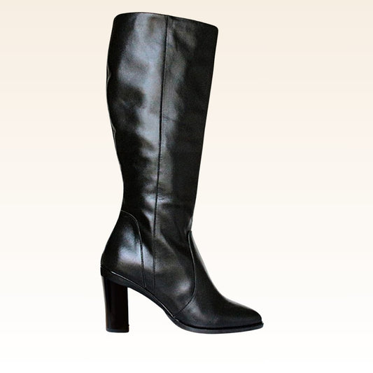 Pearl Bottes santiags Agneau Noir - Tanya Heath Paris