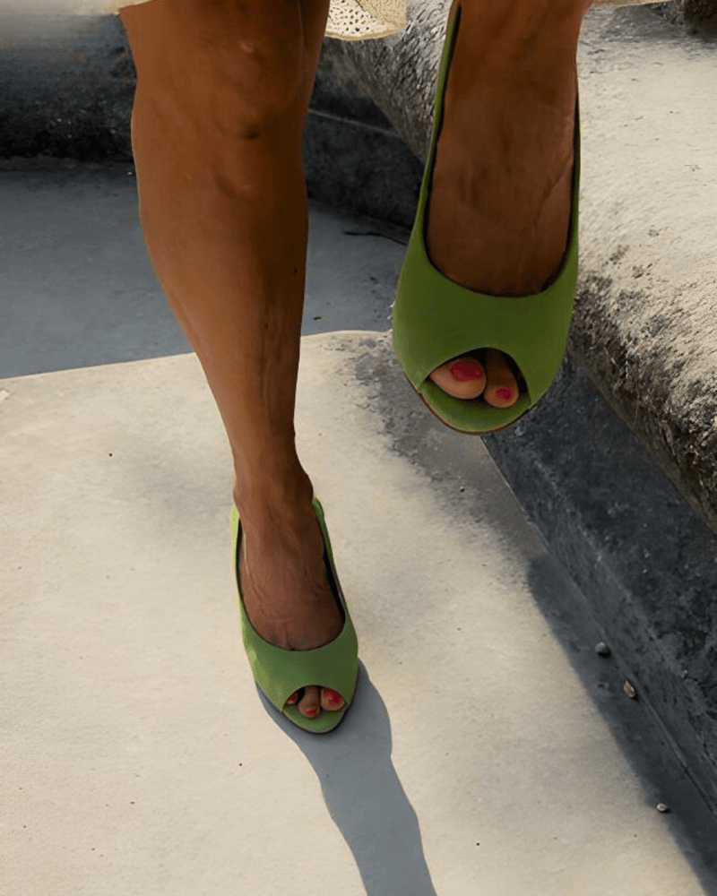 Sophie Slingback Pistache - Tanya Heath Paris