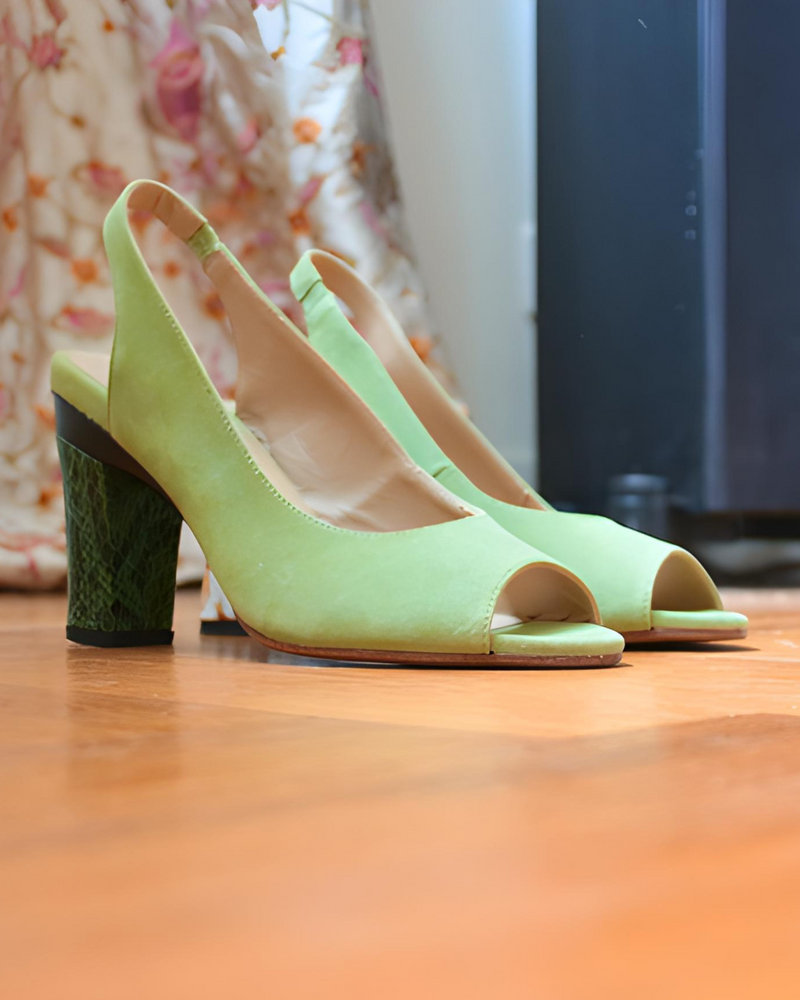 Sophie Slingback Pistache - Tanya Heath Paris