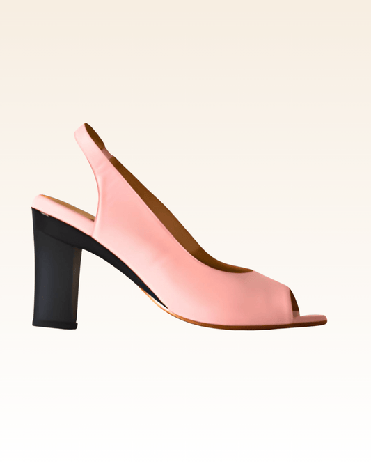 Sophie Slingback Rose Ballerine - Tanya Heath Paris