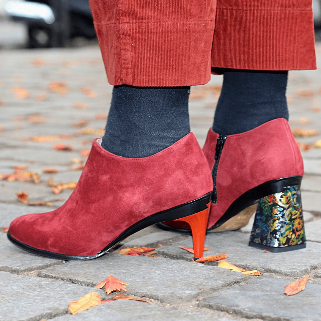 Adele Velours Bordeau - Tanya Heath Paris