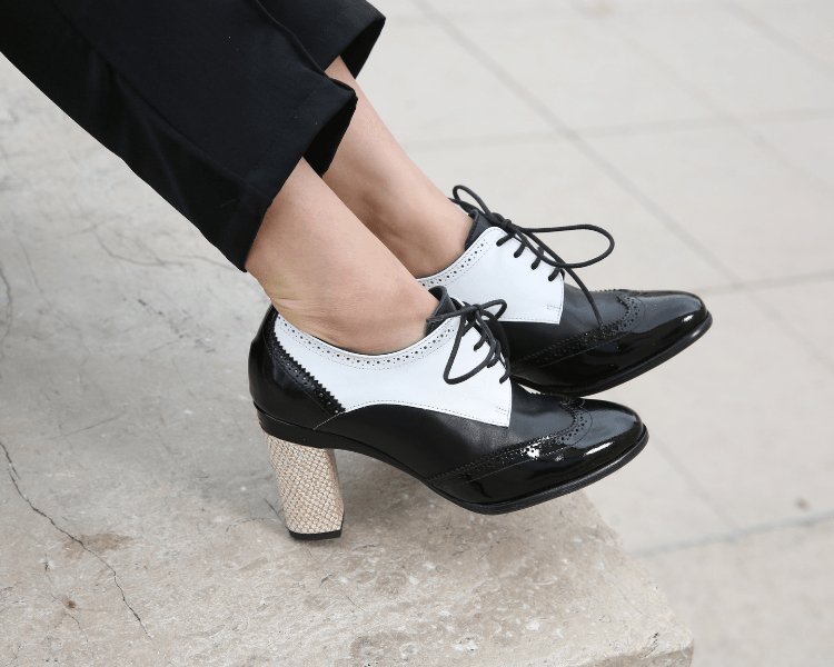 chaussure berby talon haut amovible